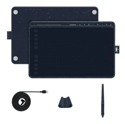 Tableta Gráfica Digitalizadora Huion Hs611 Gris