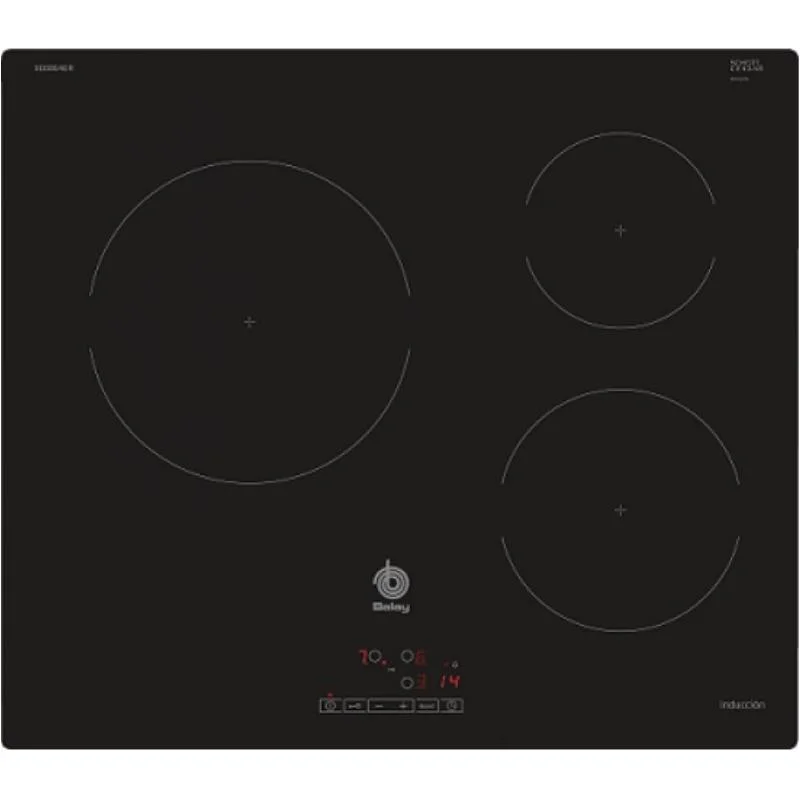 Induction Plate 3eb864en 3 Zones 4600w (Black) - Balay