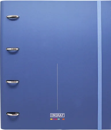 Ingraf 350763 Argola Para Capas A4 Azul