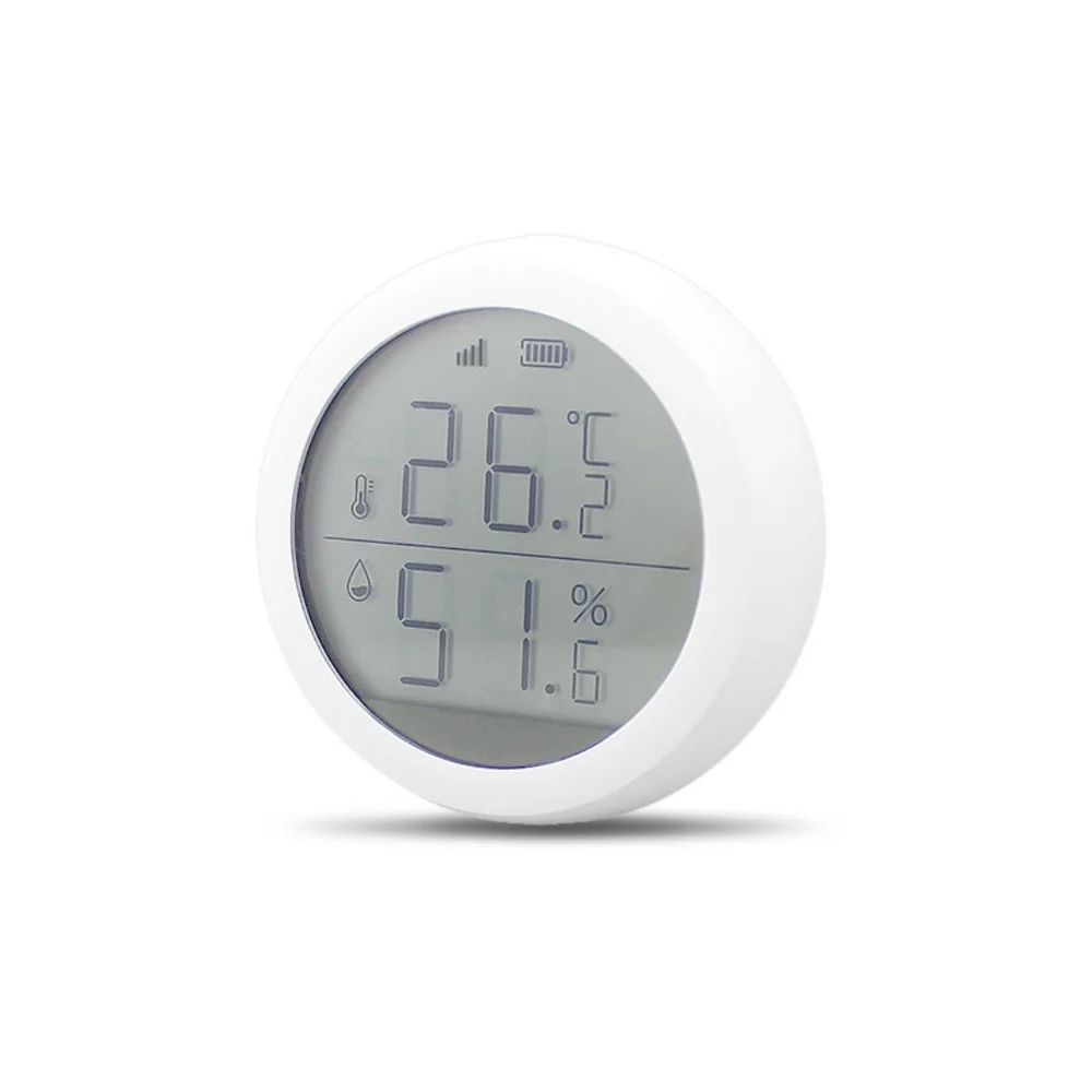 Sensor de Temperatura Y Humedad Con Pantalla Zigb.