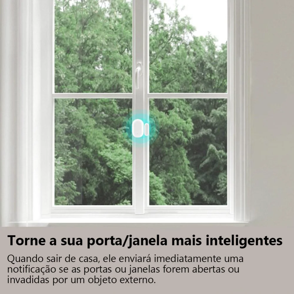 Sensor de porta magnético Zigbee