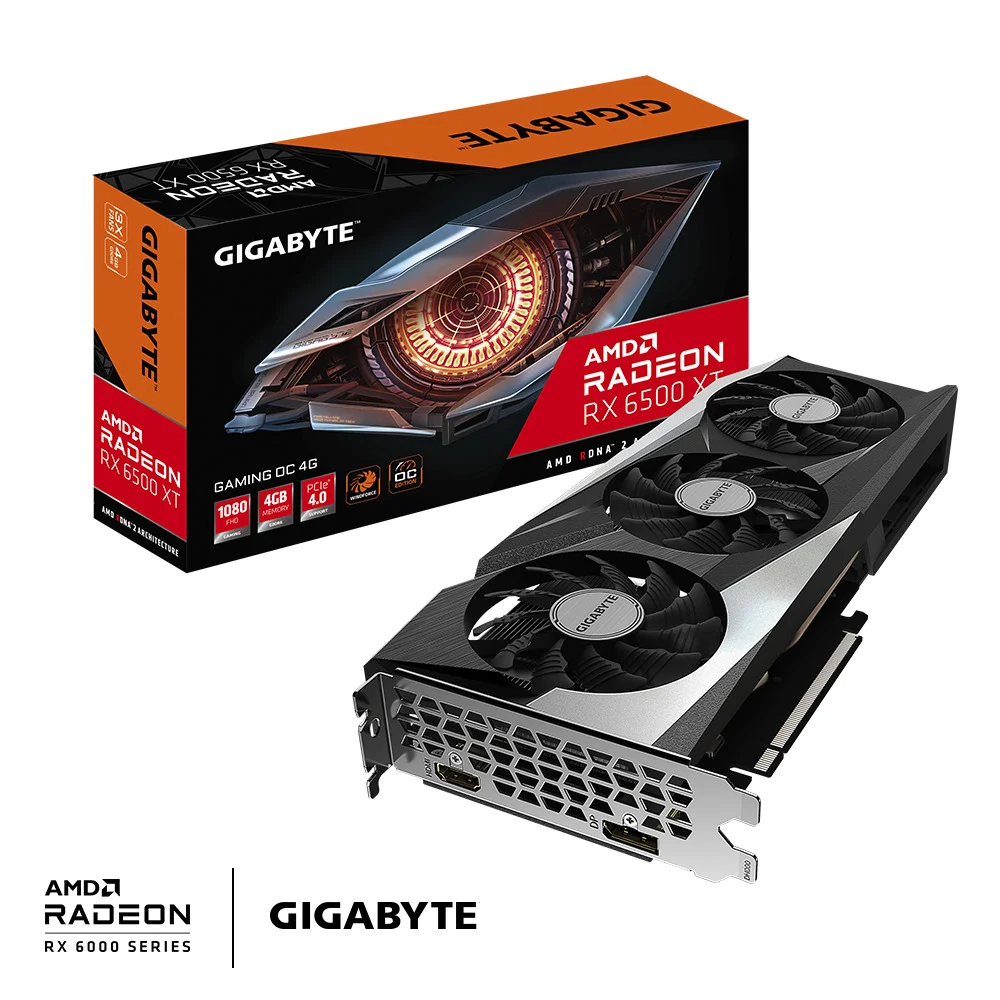 Karta Graf. Gigabyte Rx 6500 Xt Gaming Oc 4g
