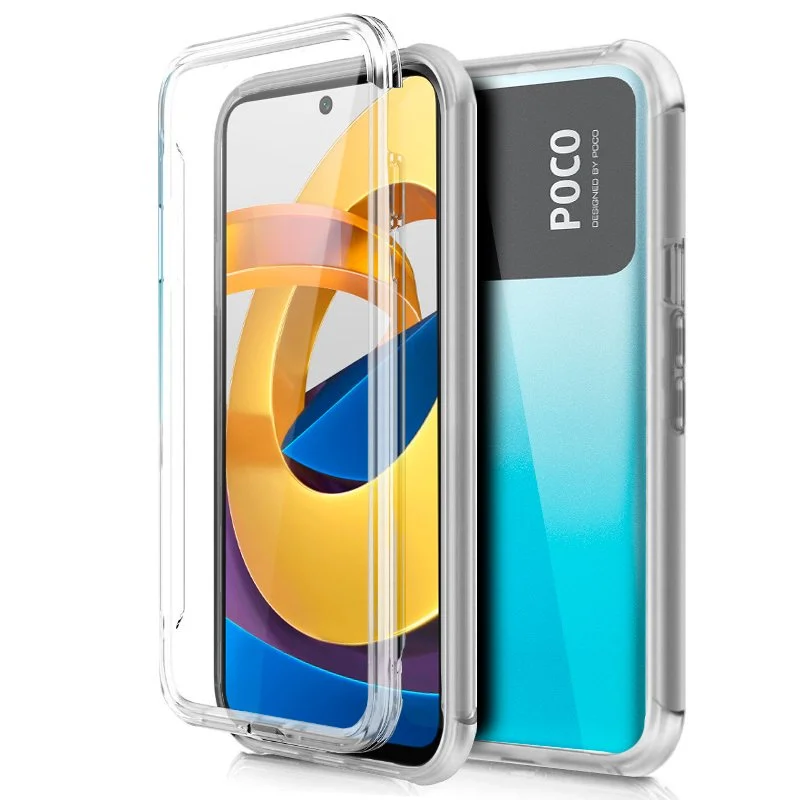Cool Capa de Silicone 3d para Xiaomi Poco M4 Pro 5g / Redmi Note 11s 5g (Transparente Frente + Verso