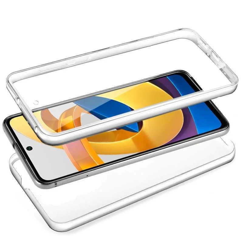 Cool Capa de Silicone 3d para Xiaomi Poco M4 Pro 5g / Redmi Note 11s 5g (Transparente Frente + Verso