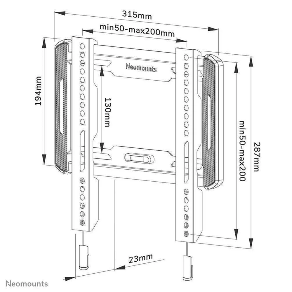Suporte Tv Neomounts Wl30-550bl12 24-55"