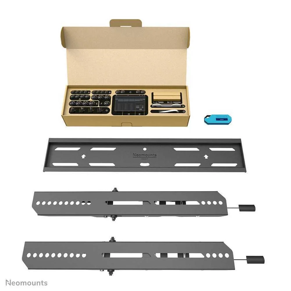 Neomounts Wah 32"-65" 1tft 2gelenk Schwarz Max.60kg