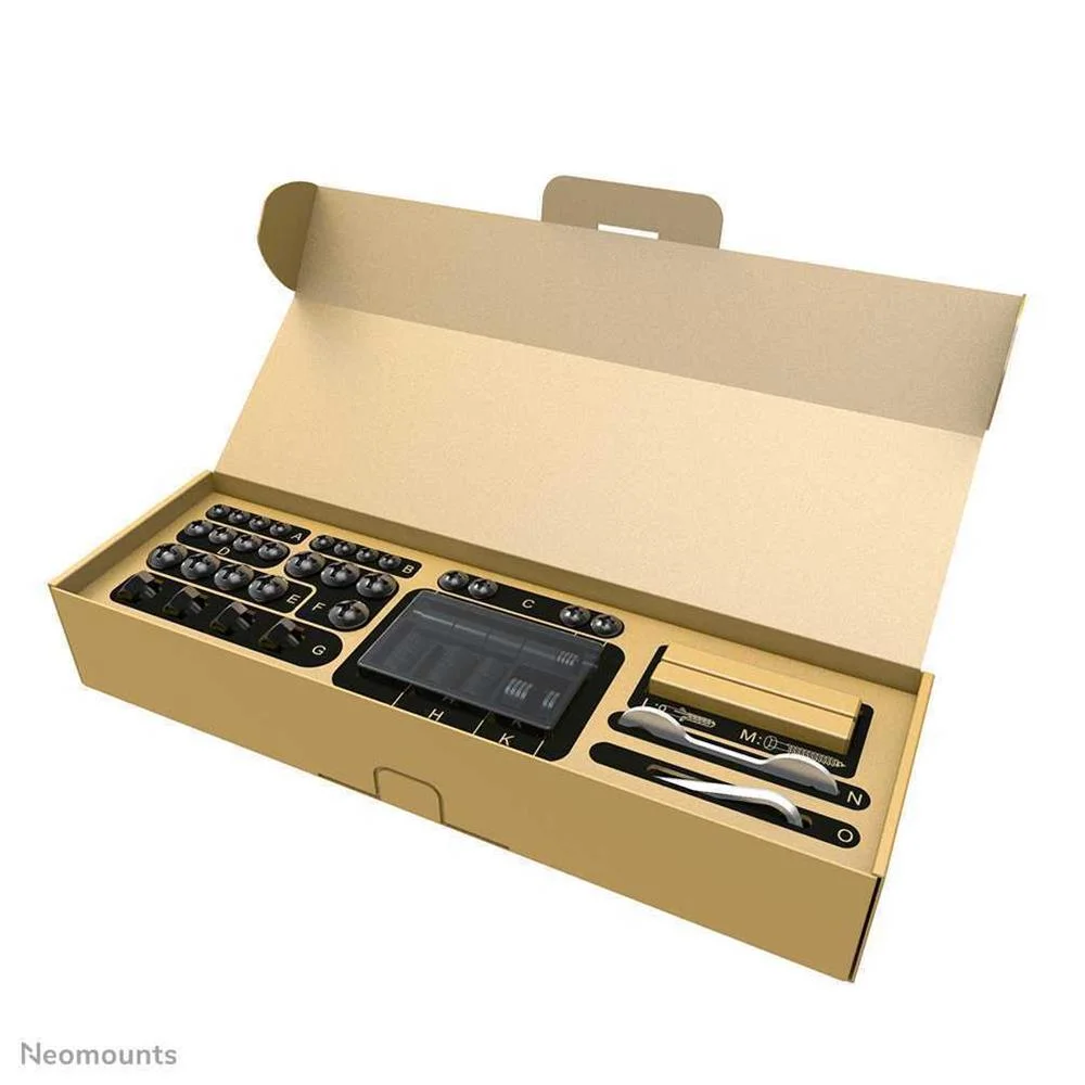 Neomounts Wah 32"-65" 1tft 2gelenk Schwarz Max.60kg