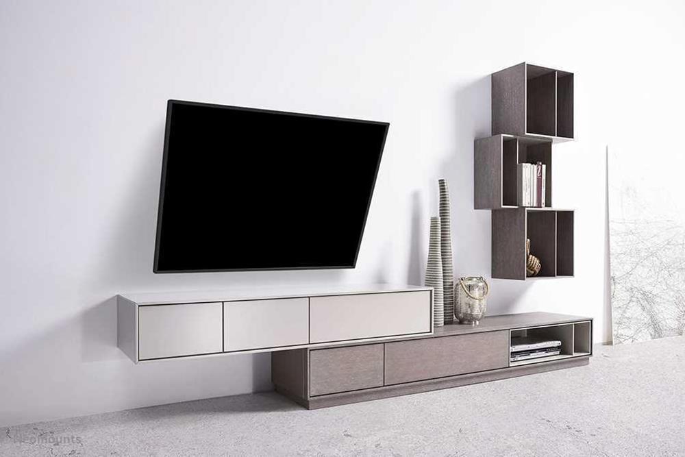 Neomounts Wah 32"-65" 1tft 2gelenk Schwarz Max.60kg
