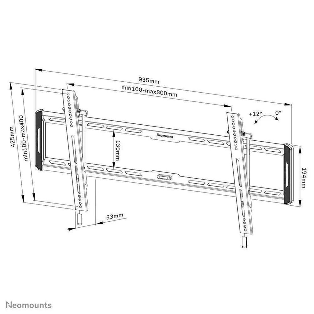 Suporte Tv Neomounts Wl35-550bl18 42-86" 70 Kg