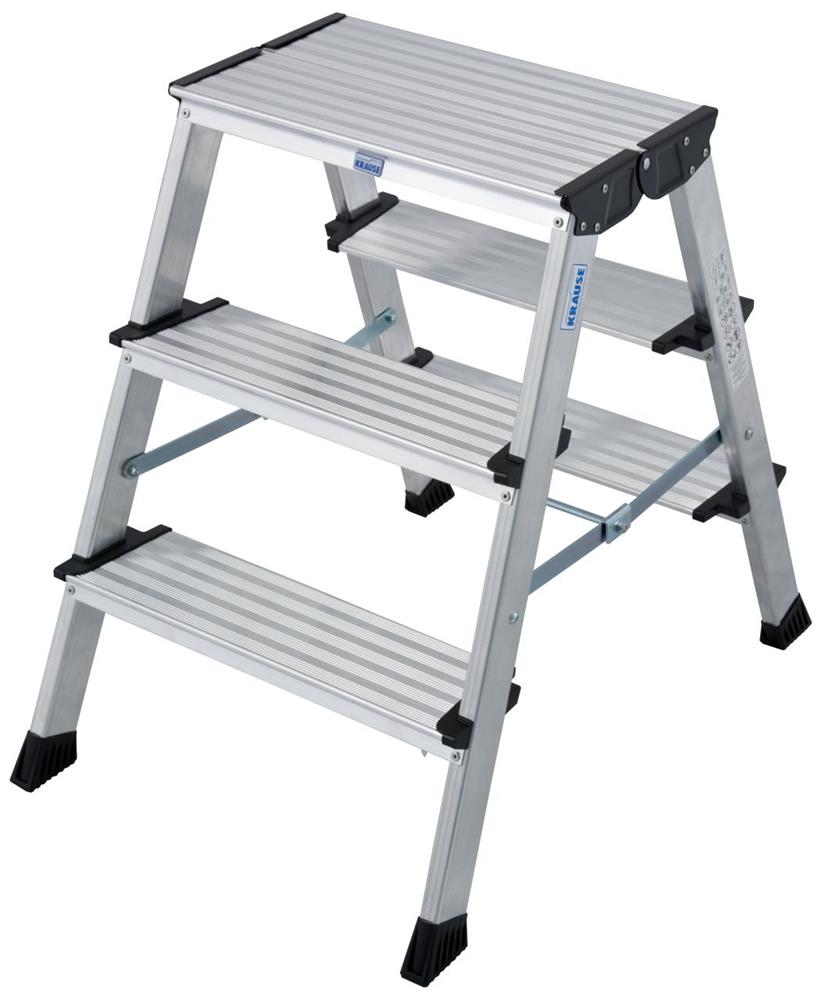 Krause 126030 Banco de Escalera de Aluminio Alumi.