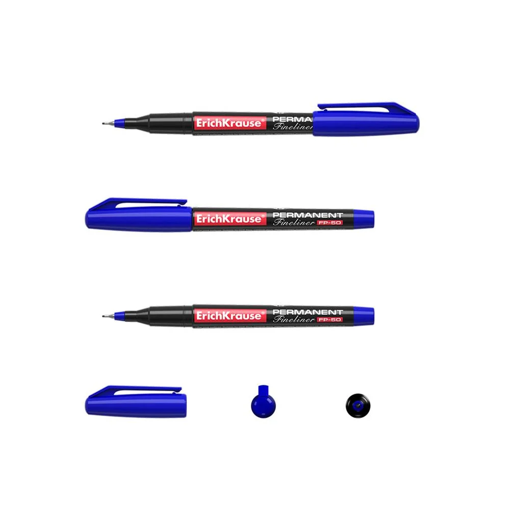 Erichkrause Fp-50 Caneta Fineliner Fina Azul 12 U.