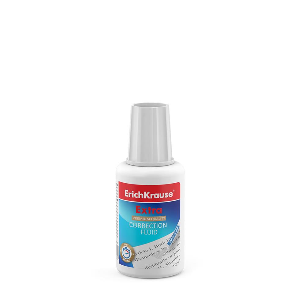Bote Corrector Liquido Con Pincel 20 Gr Erich Krause 5.