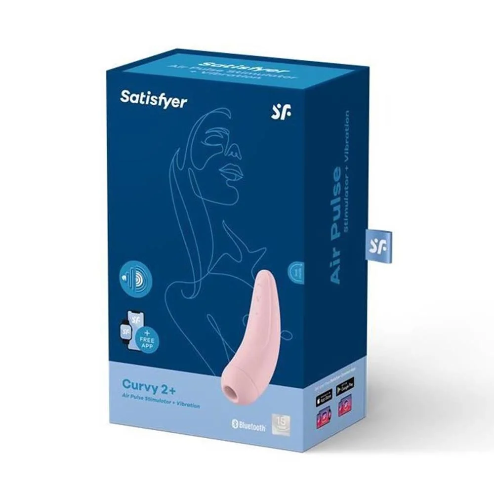 Satisfyer Curvy 2+ Estimulador Rosado Con App Y B.