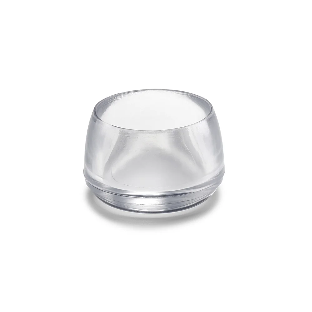 Pé Redondo para Cadeira Exterior Transparente Ø20mm (Blíster 4 Unid.) Inofix