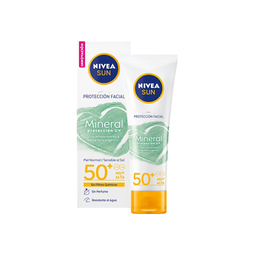 Creme Solar Sun Facial Mineral Nivea 50+ (50 ml)