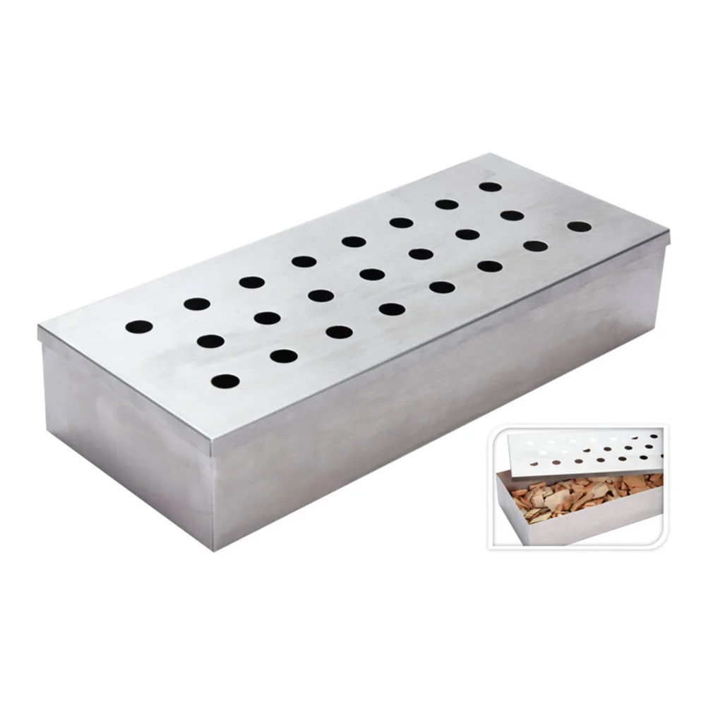 Fumeiro Portátil de Aço Inoxidavel 45x24x10cm Vaggan