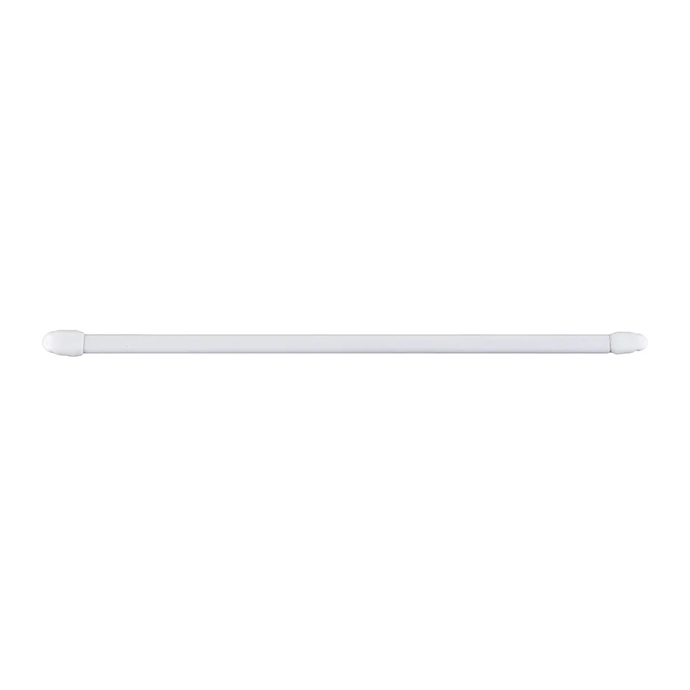 Varão Extensível Plano 11mm 60-105cm Branco 2 Uni.