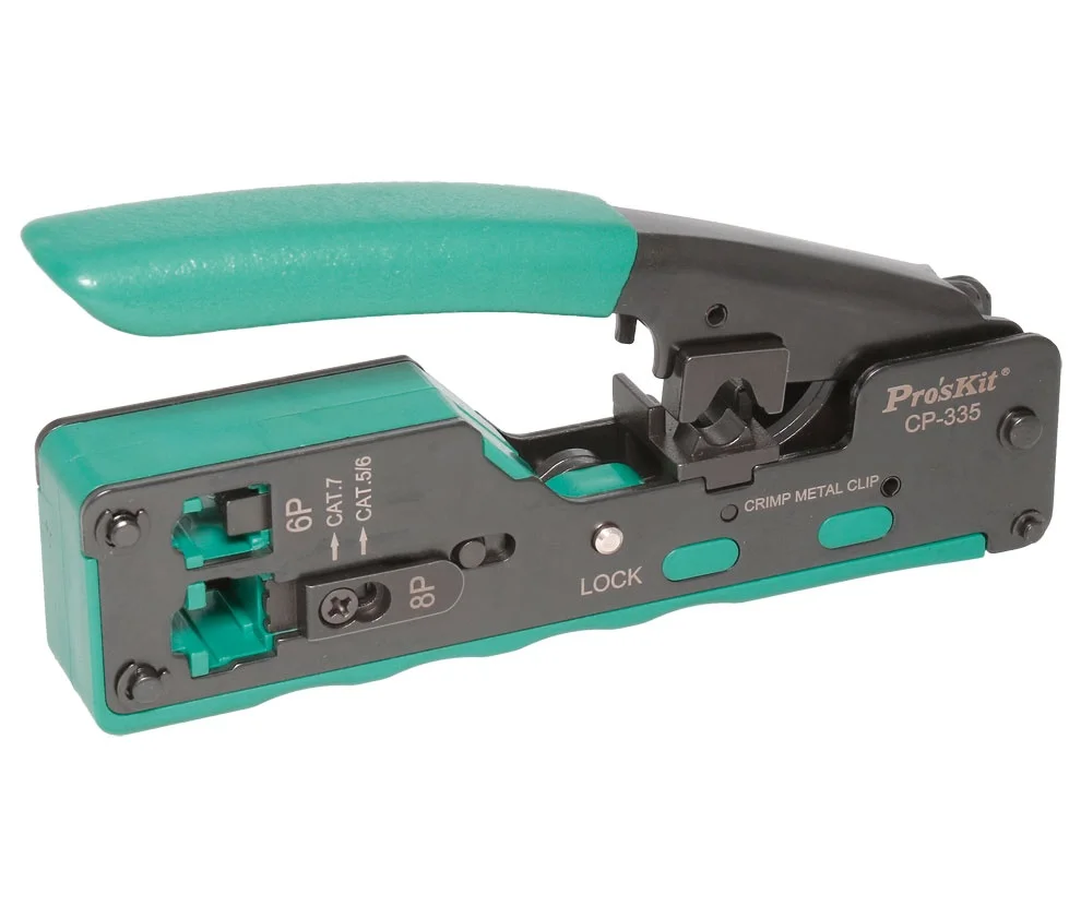 Crimpadora Modular para Conectores Rj11/12 Y Rj45.