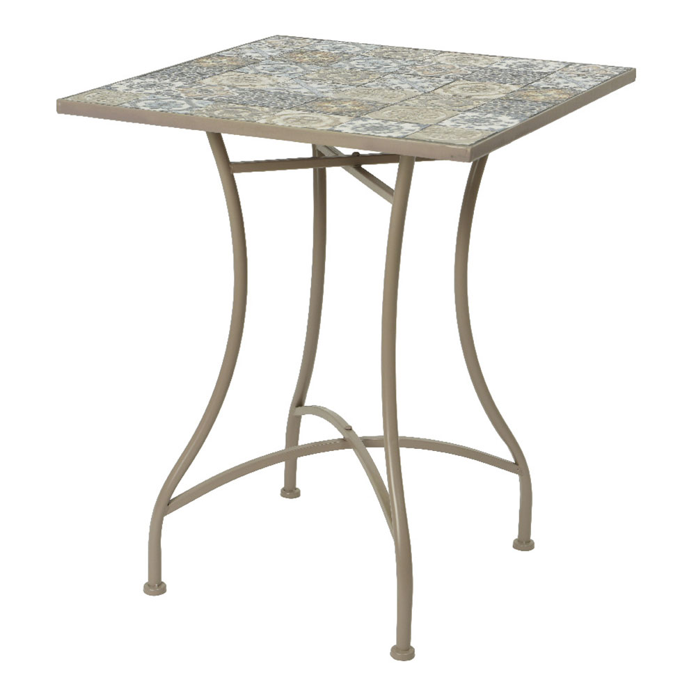 Mesa Mosaico 58x58x72cm Modelo Bistro para Exteri.