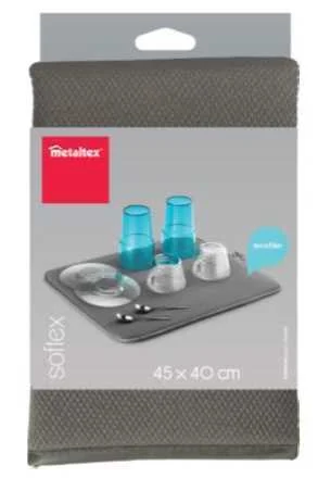 Esteira de Secagem 45x40cm Cinza Metaltex
