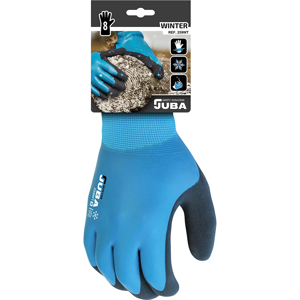 Luvas de Trabalho em Frio Poliéster/Nylon/Nitrilo.