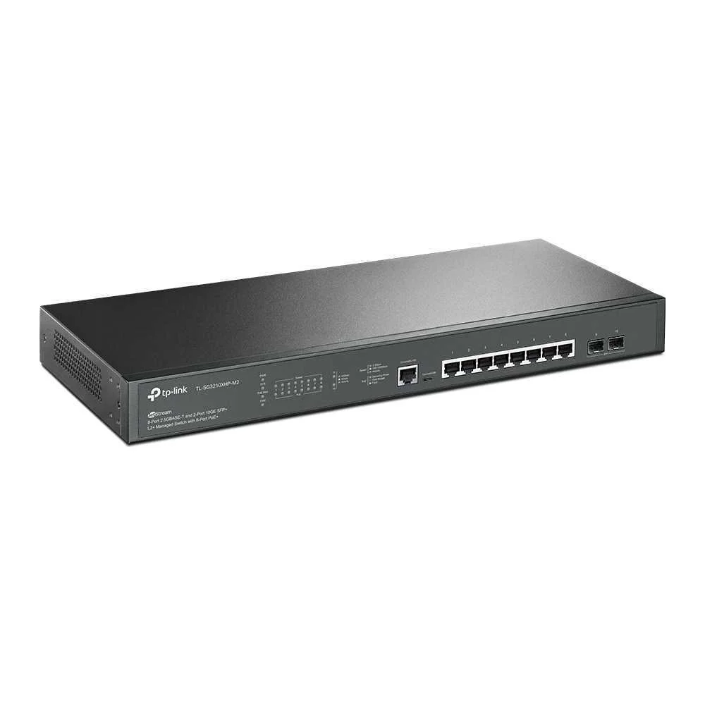 Tp-Link Jetstream Switch 8x 10/100/1000, Poe+ (240w) (Tl-Sg3210xhp-M2)