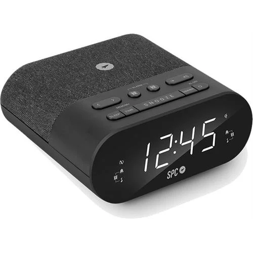 Relógio Despertador com Carregador Sem Fios Spc 4587n (1 Unidade) 