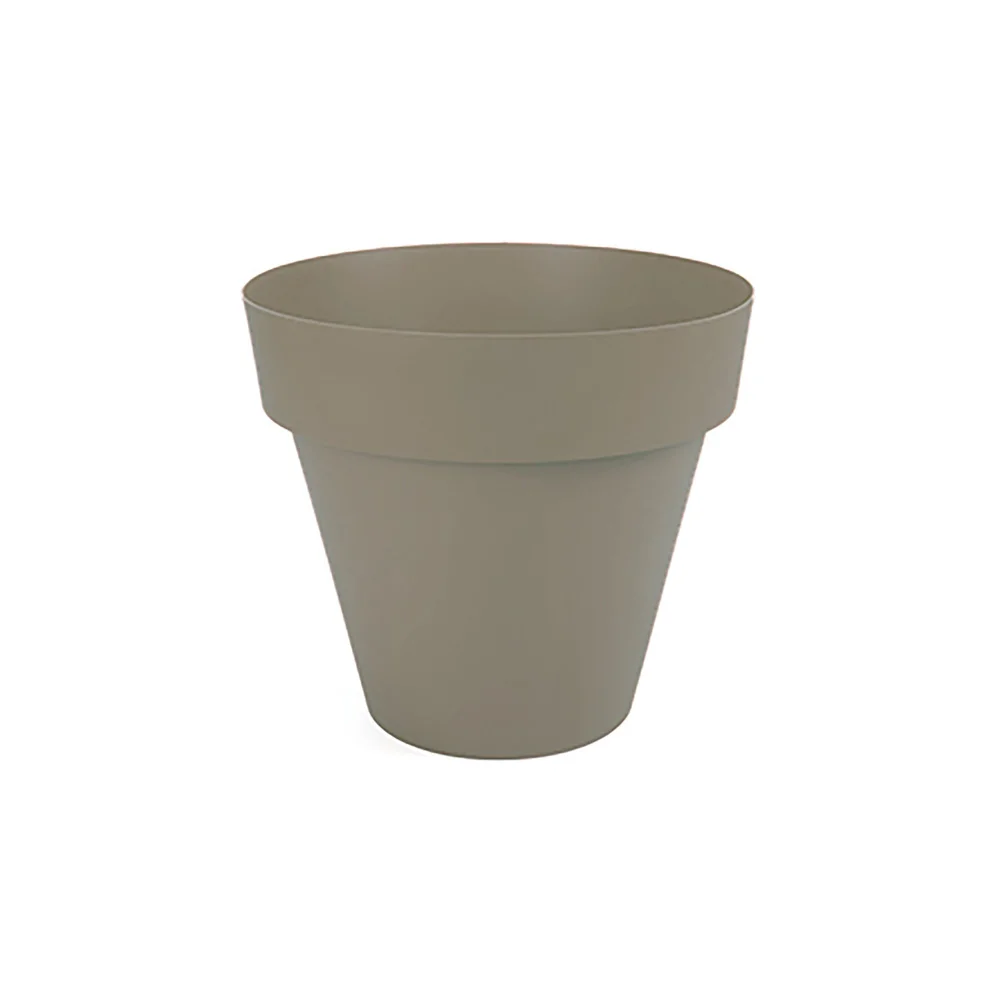POTE DE INJEÇÃO TAUPE Ø14CM
