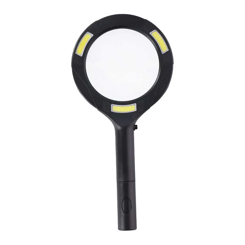 LUPA COM LUZ LED Ø11x1x24cm