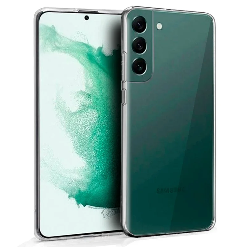 Capa de Silicone Cool para Samsung S906 Galaxy S22 Plus (Transparente)