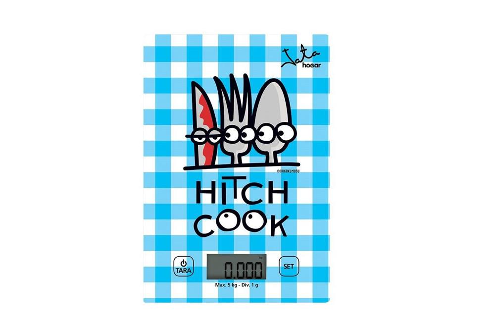 Jata Hbal1202 Balança de Cozinha Preto, Azul, Met.