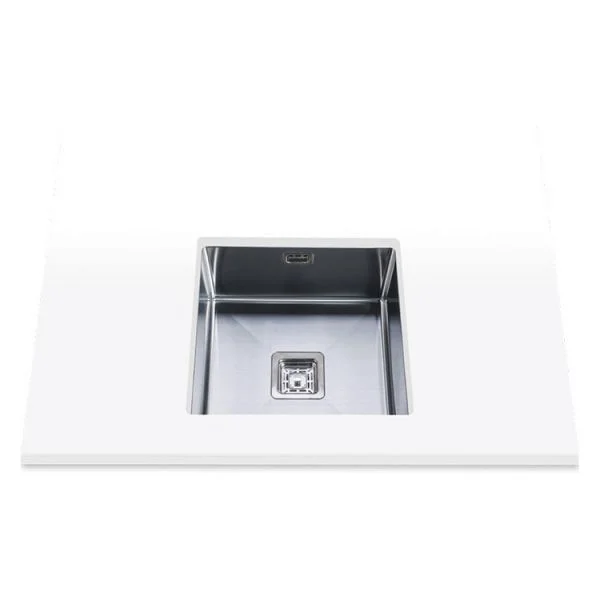 Lava Loiça Makalu Be 40x40 1c R-10 Inox - Edesa