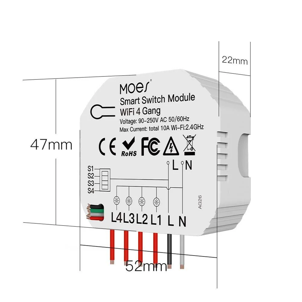Modulo 4 Canales Wifi