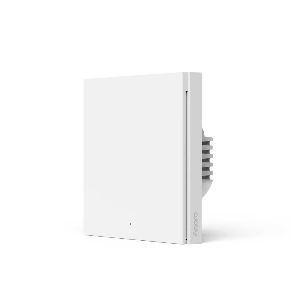 Aqara Smart Wall Switch H1 Eu (With Neutral, Single Rocker), White
