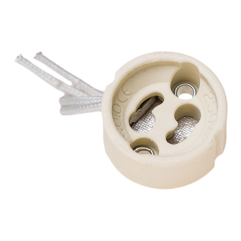 Casquilho Gu10 Cerâmico 2a 250v Pgu10 Solera
