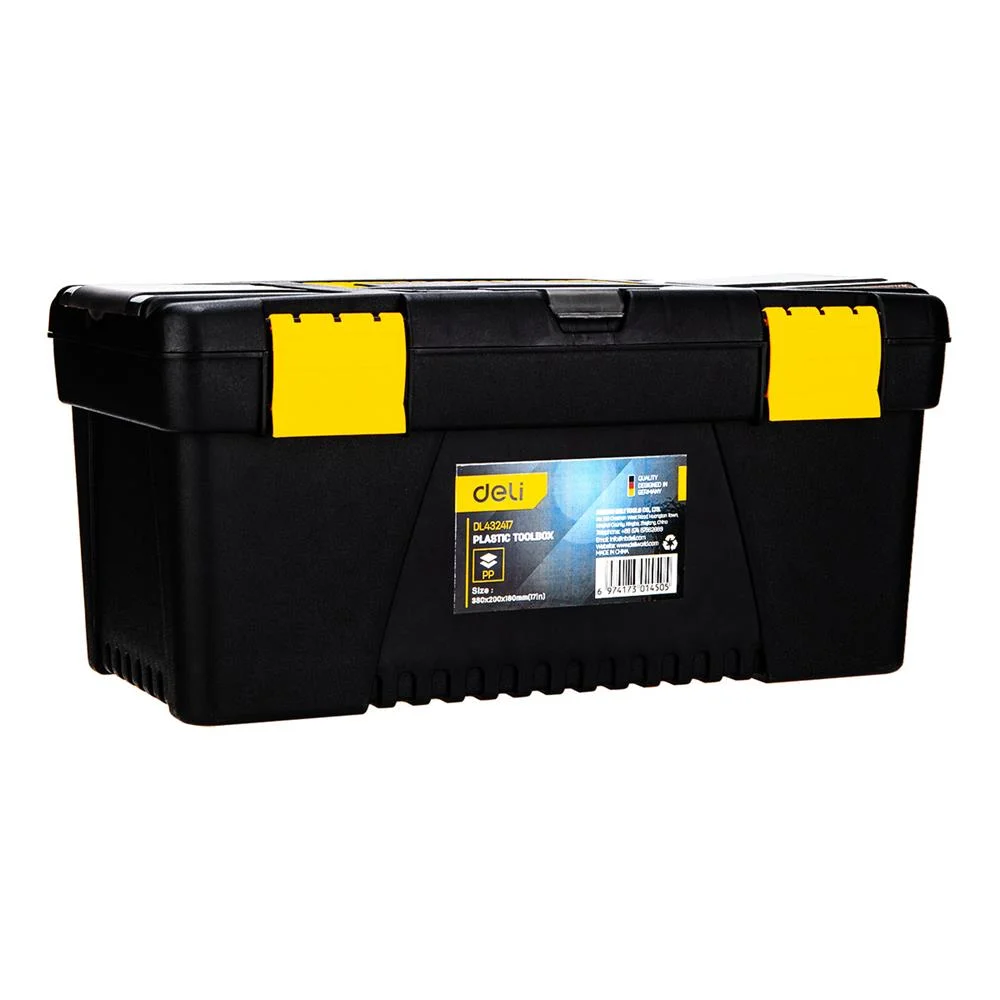 Plastový Box Na Náradí Deli Tools Edl432417, 15'' (lutý)