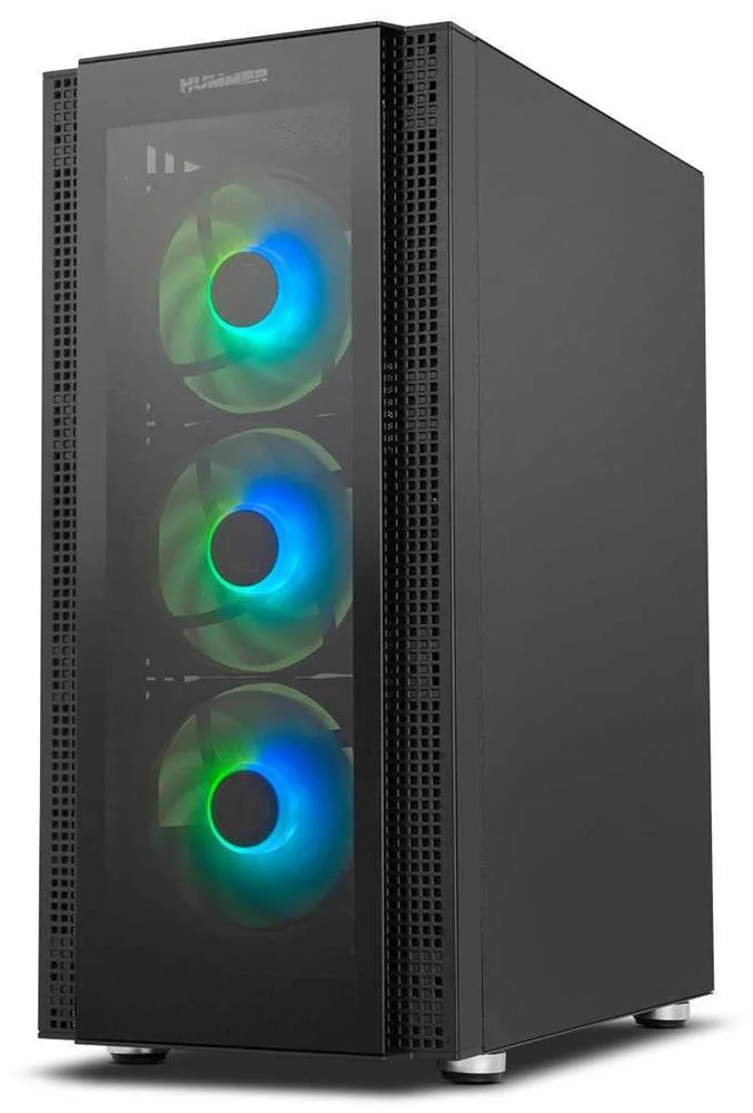 Caixa Nox Hummer Horus Tempered Glass Argb Black Extended Atx