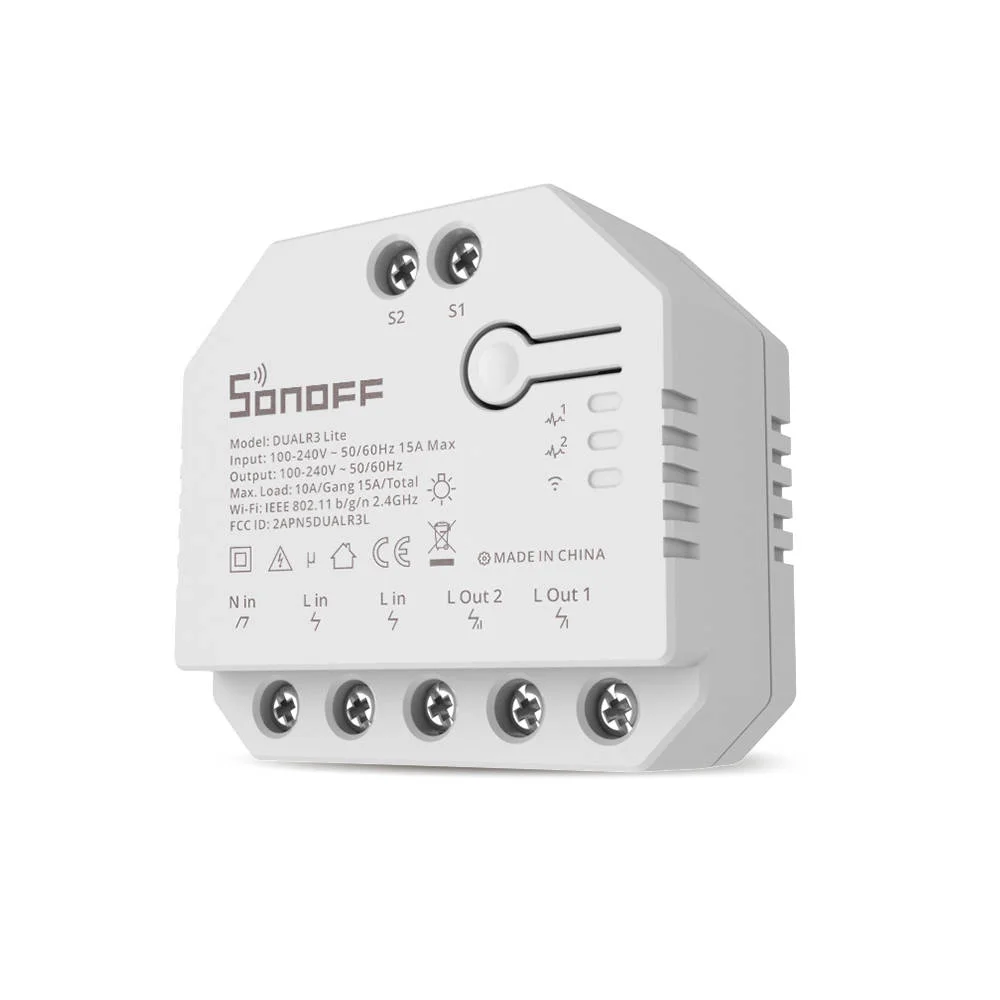 Sonoff Dual Lite (R3) 2-Gang Wifi Smart Relay