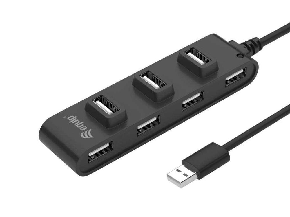 Equip Life Hub 7 Portas Usb C/ Alimentação Black