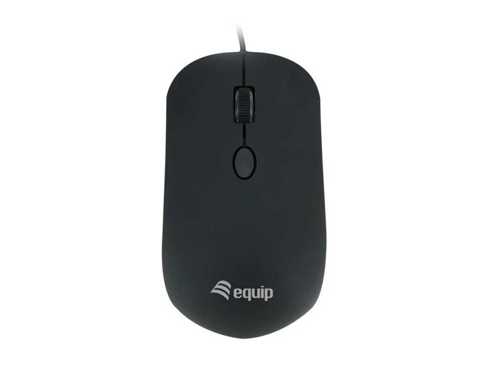 Equip Optische Maus Usb Comfort 4 Tasten         R+L Schwarz