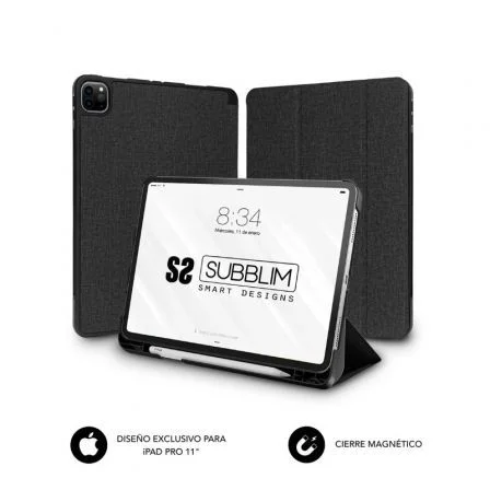 Capa para Tablet Subblim Subcst-5sc351 Ipad Pro 11" (1st, 2nd, 3rd Gen) Preto 