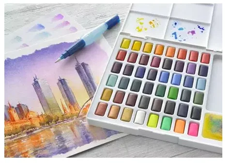 Estuche Con 48 Acuarelas Creative Studio. Faber C.