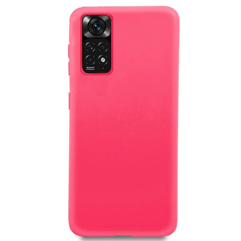 Capa de Silicone Cool para Xiaomi Redmi Note 11 / Note 11s (Rosa)