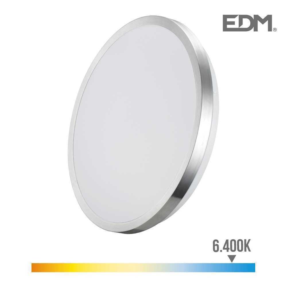 Aplique super.led 24w 1600 lumen 6.400k moldura c.