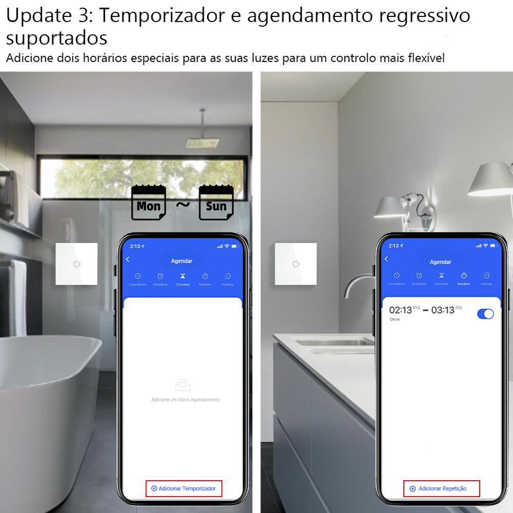 Interruptor de caldeira wifi 20A - 4400w