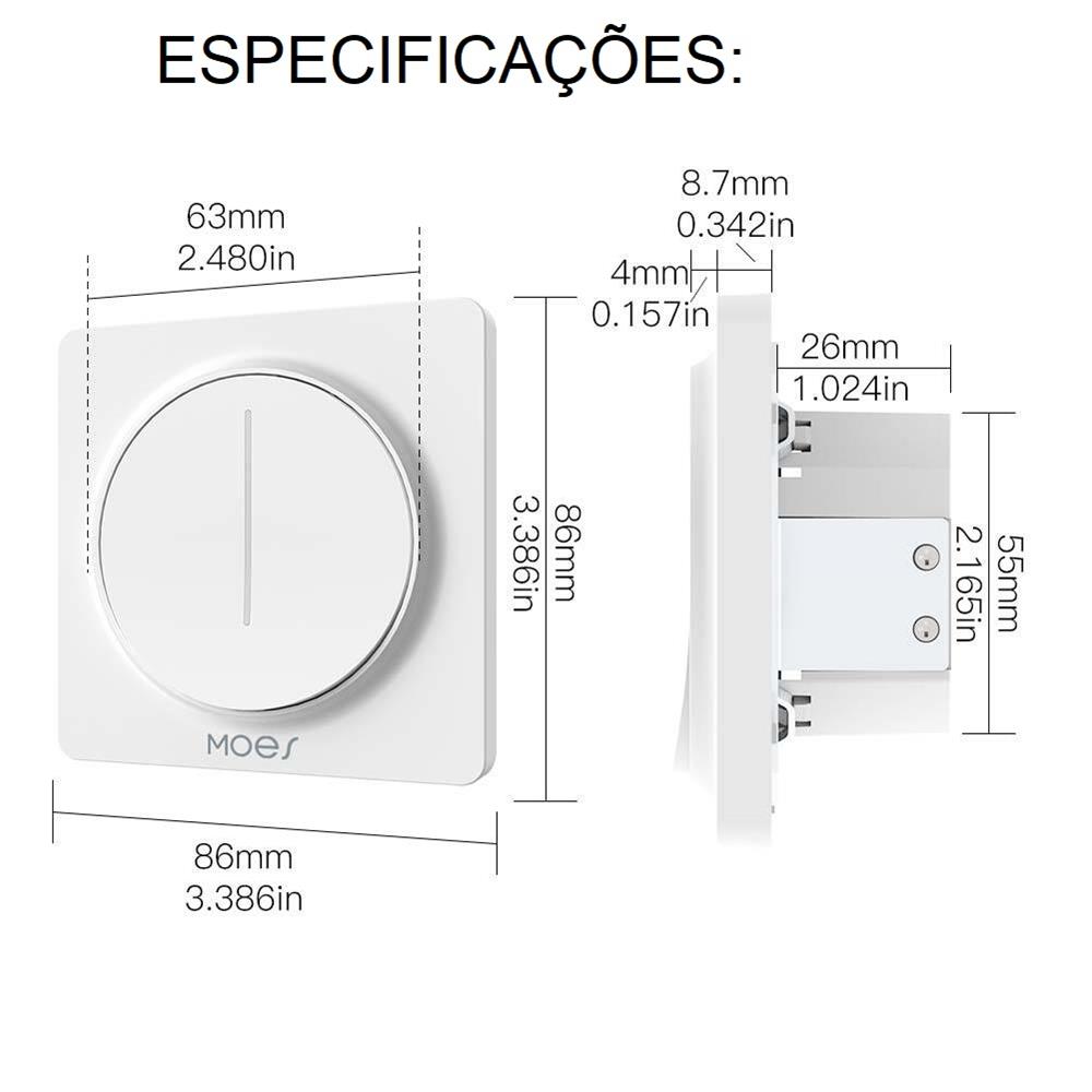 Interruptor touch dimmer WiFi