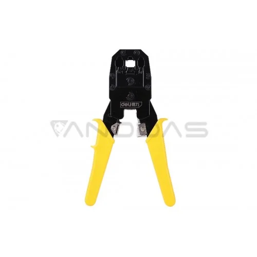 Ethernetové Krimpovací Klete 4/6/8p Rj45/Rj14/Rj12/Rj9 Deli Tools Edl2468 (luté)