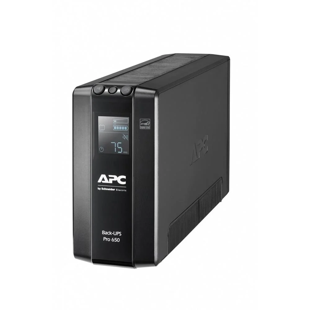 Apc Back Ups Pro Br 650va, 6 Outlets, Avr, Lcd In.