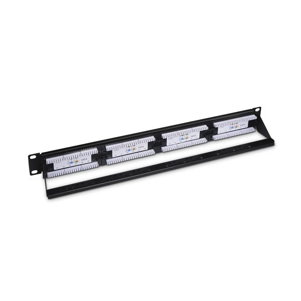 Patch Panel Aisens A141-0509/ 24 Puertos/ Cat.6/ .