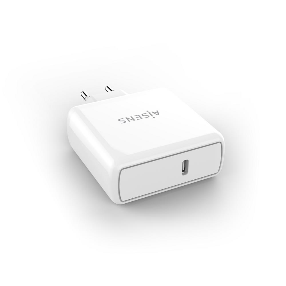 Cargador de Pared Aisens Asch-1pd60-W/ 1xusb Tipo-C/ 60w
